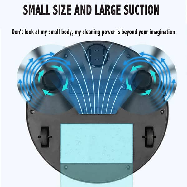 NEW 3 In 1 Smart Sweeping Robot Home Mini Sweeper Sweeping and Vacuuming Wireless Vacuum Cleaner 5