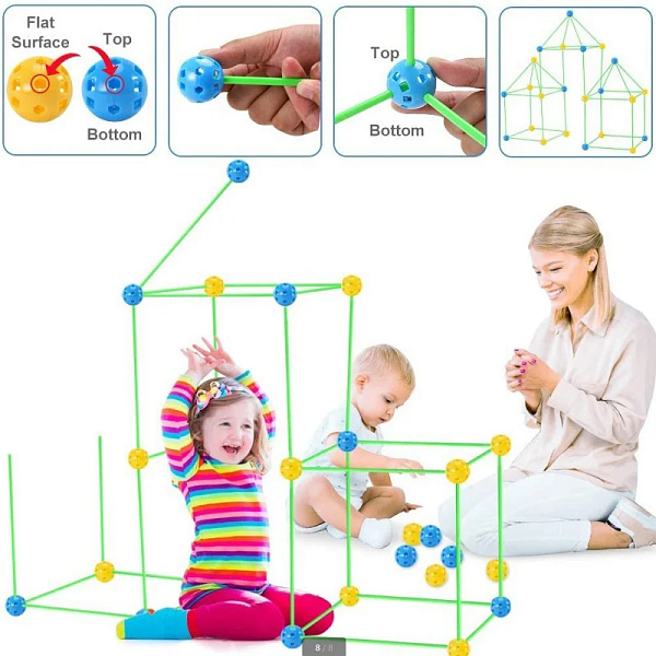 New Creative Fort Building Blocks Indoor Tent Brick Kit Children s Diy Ball Games Educational Toys.jpg